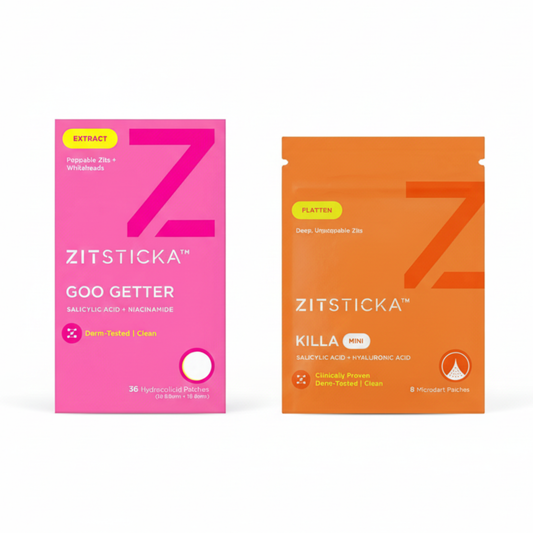 The Pop & Drop Duo features Goo Getter (pink) and Killa Mini (orange) side by side.