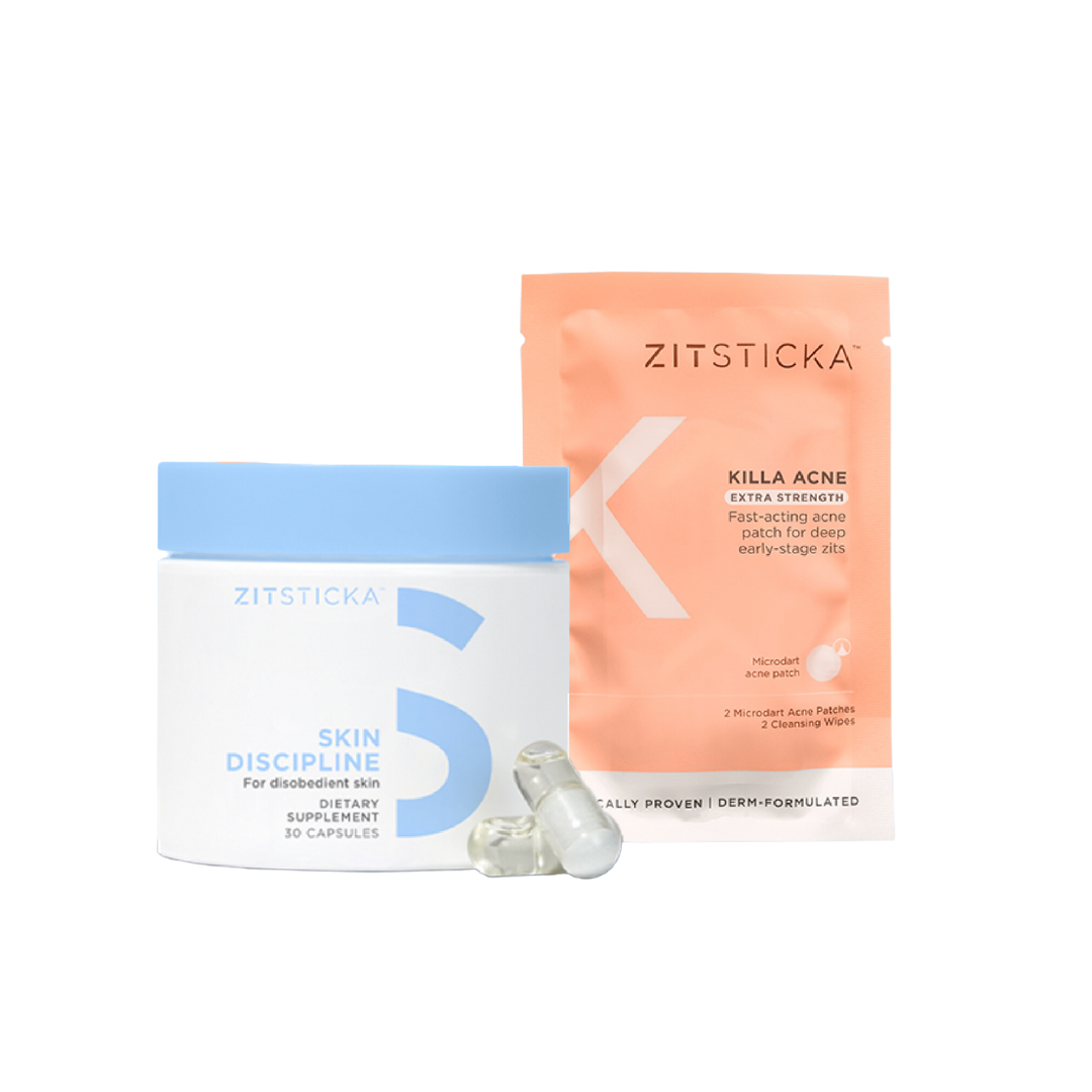 SKIN DISCIPLINE™ Quarterly + Killa Acne Extra Strength 2-Pack Gift