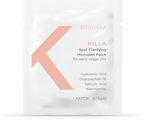 A Free Gift: Best Seller Killa Sample packet for early zits, 1 patch, 0.13g.